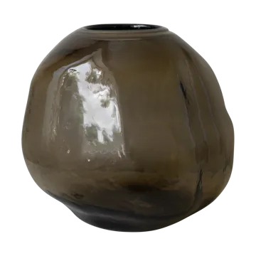 Pebble wazon brązowy - Stor Ø28 cm - DBKD