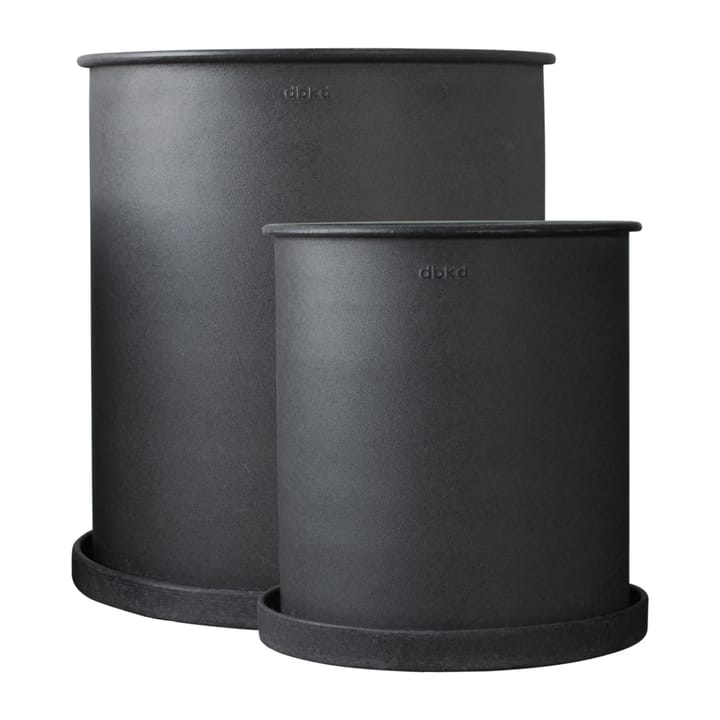 Plant pot doniczka 2-pak - Black - DBKD