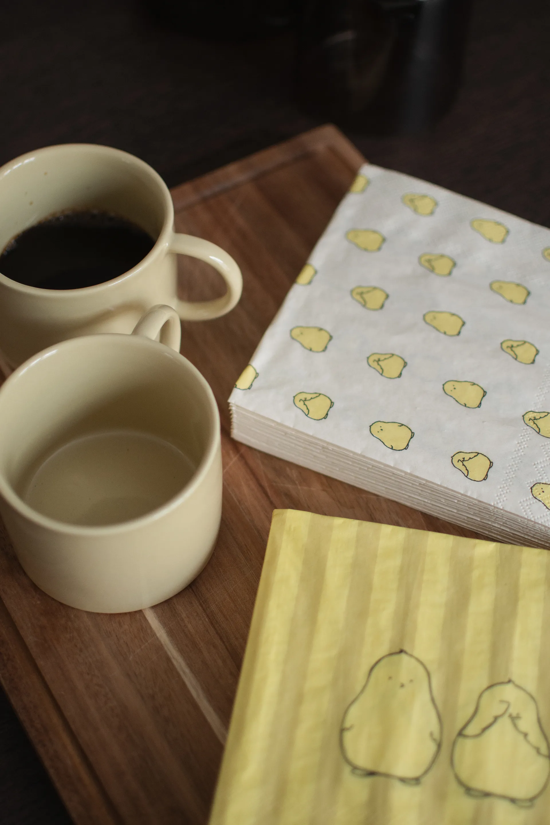 Serwetki Chubby chicken, 20 szt., Yellow, 33x33 cm DBKD