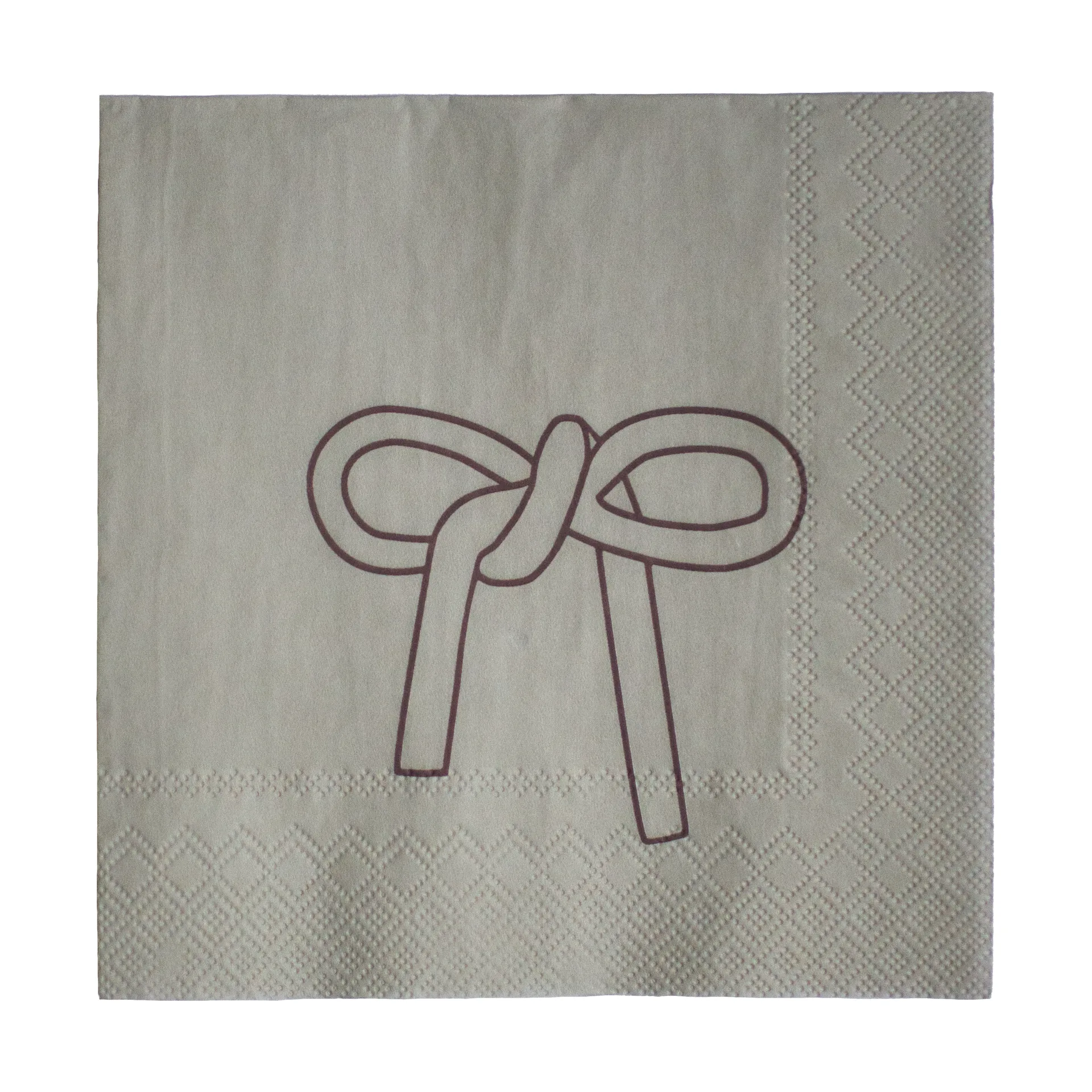 Serwetki papierowe Bow 33x33 cm 20 szt.
, Beige DBKD
