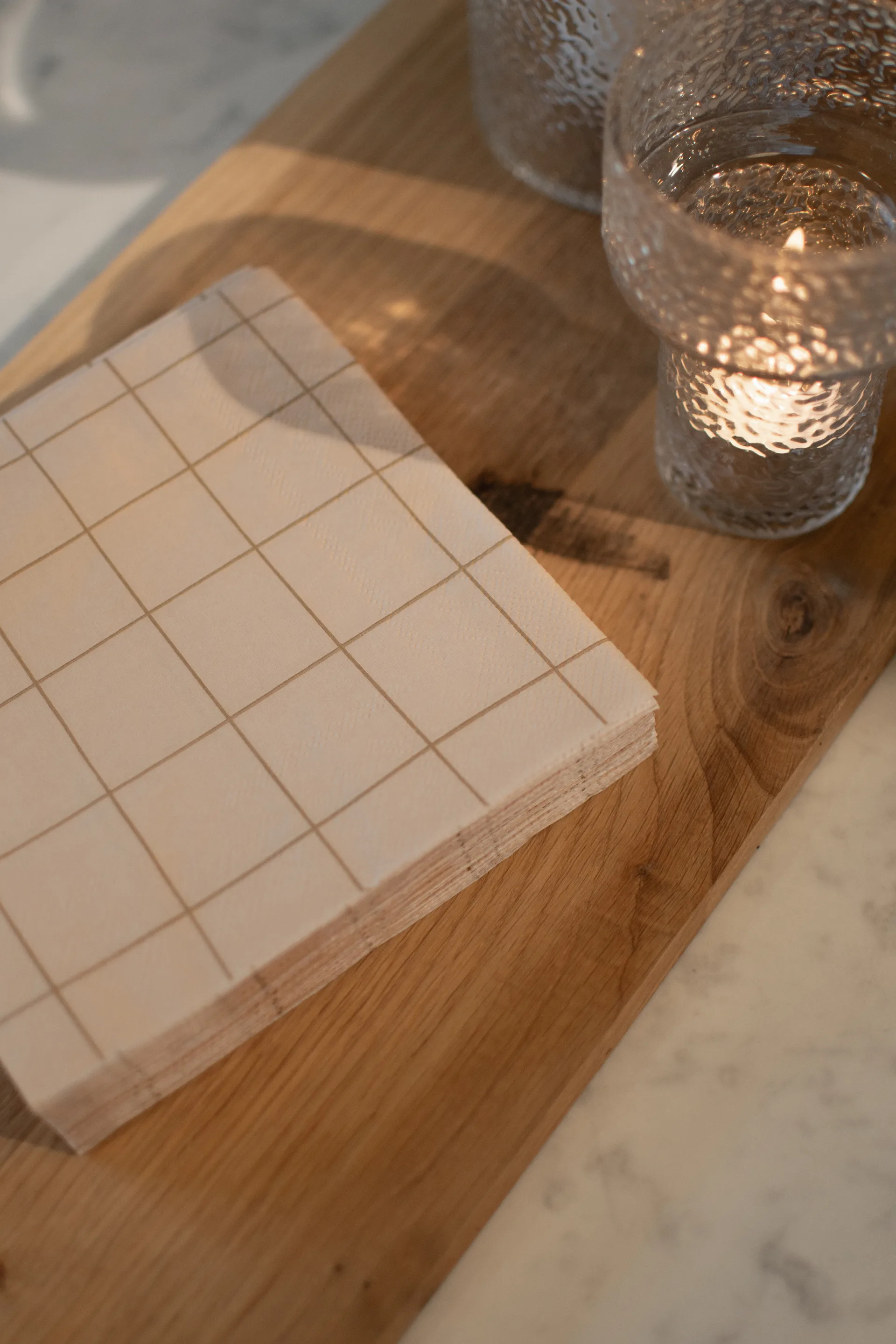 Serwetki papierowe Square 33x33 cm, 20 szt., Creme DBKD