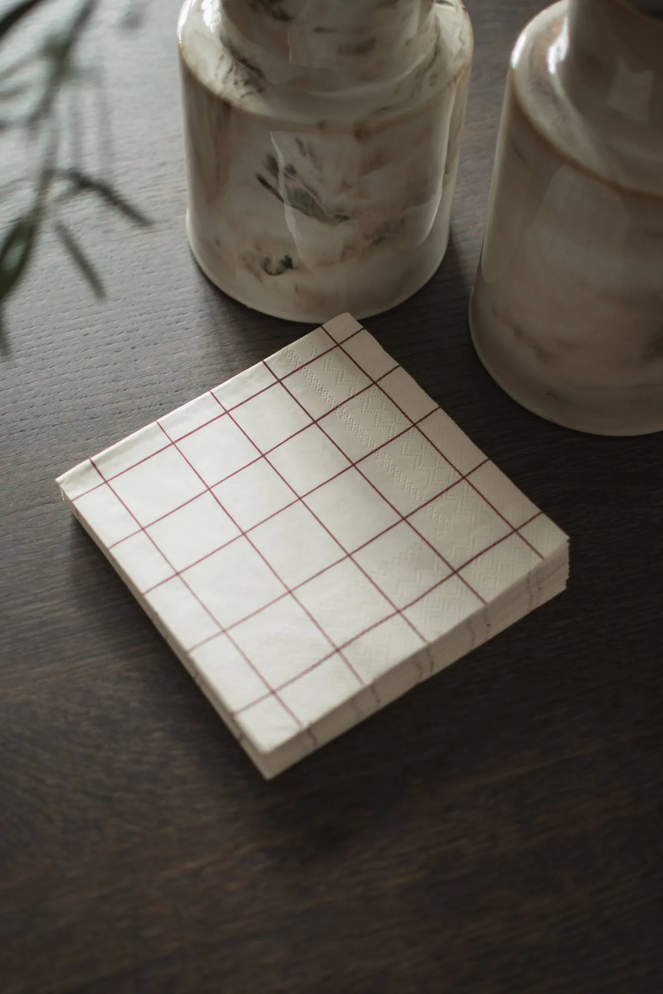 Serwetki papierowe Square 33x33 cm, 20 szt., Dark red DBKD