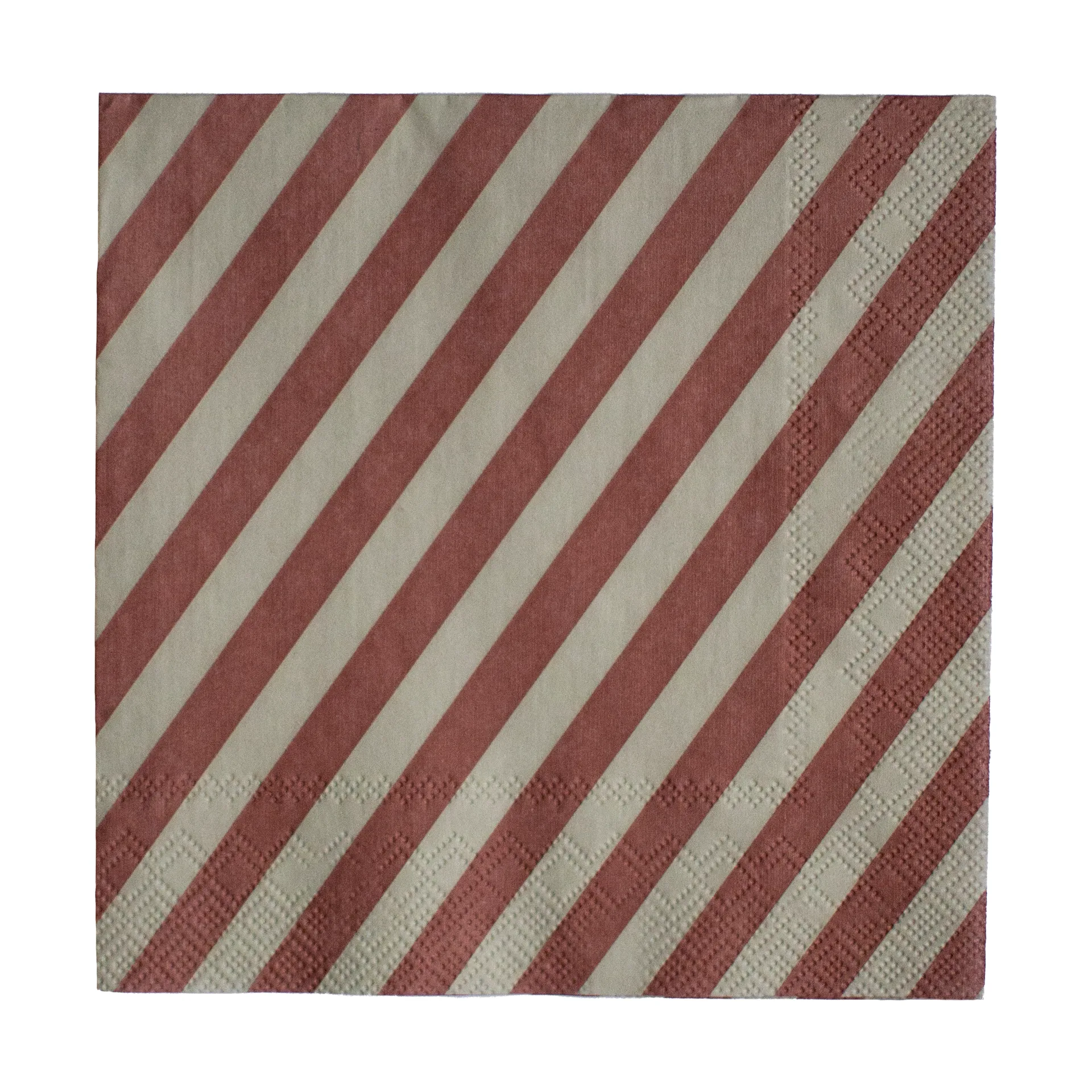Serwetki papierowe Stripe 33x33 cm, 20 szt., Dark red DBKD