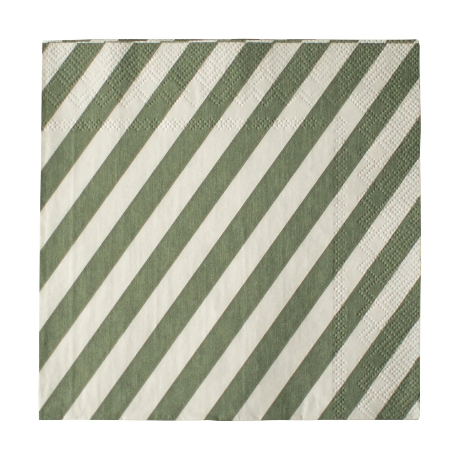 Serwetki papierowe Stripe 33x33 cm, 20 szt., Green DBKD