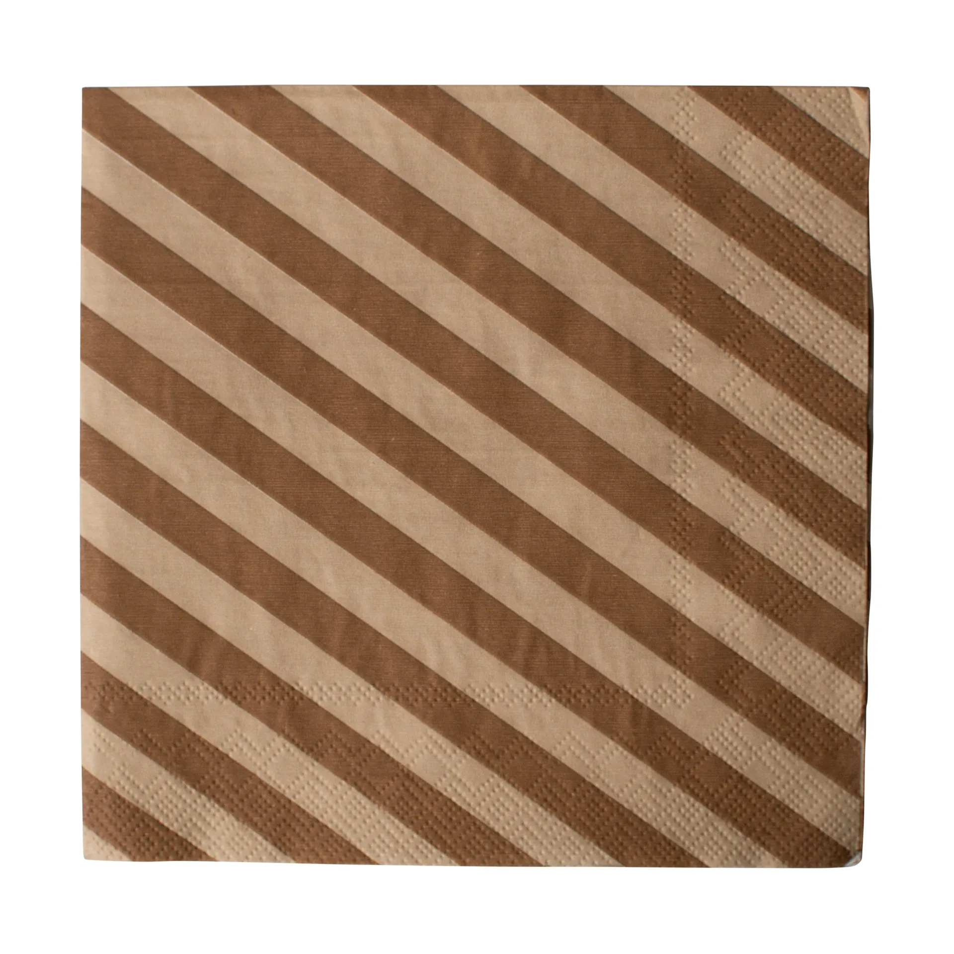 Serwetki papierowe Stripe 33x33 cm, 20 szt., Nougat DBKD