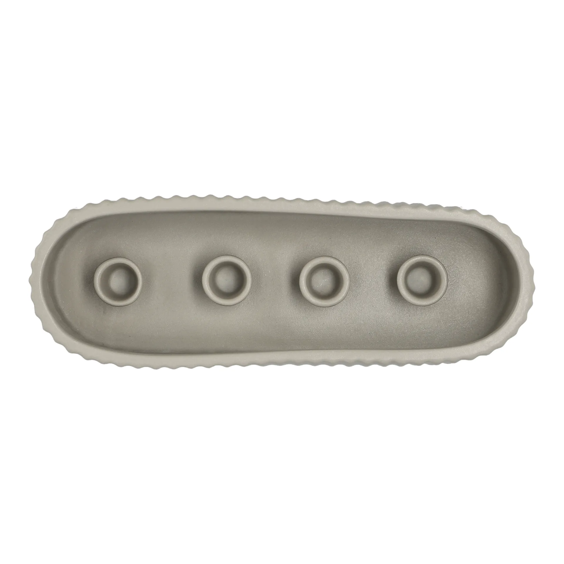 Stripe świecznik adwentowy 30 cm, Sandy mole DBKD