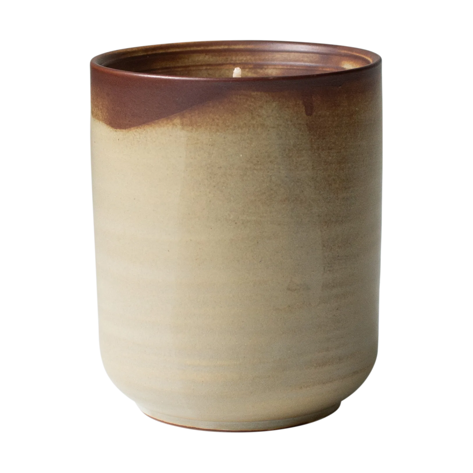Świeca zapachowa Burn, 60h, Kremowo-brązowy DBKD
