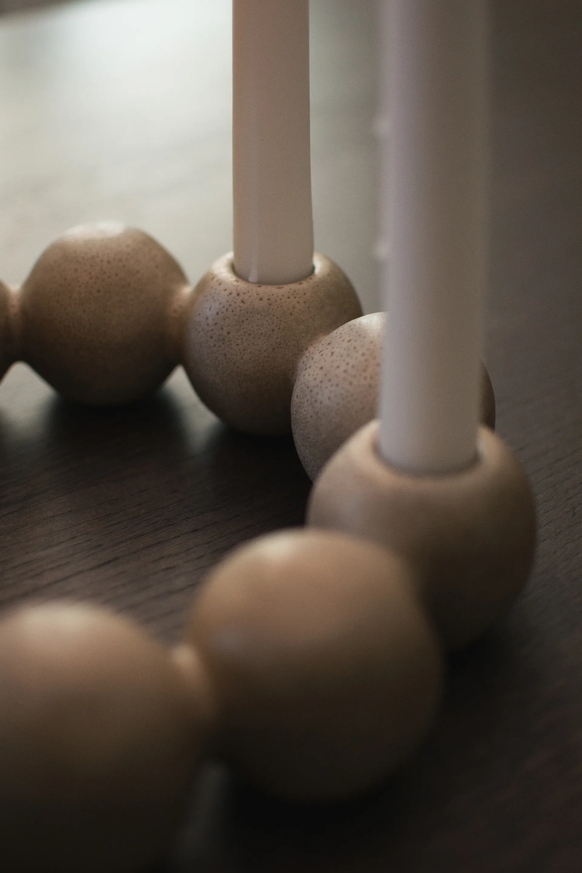 Świecznik Bright Ø27 cm, Beige DBKD