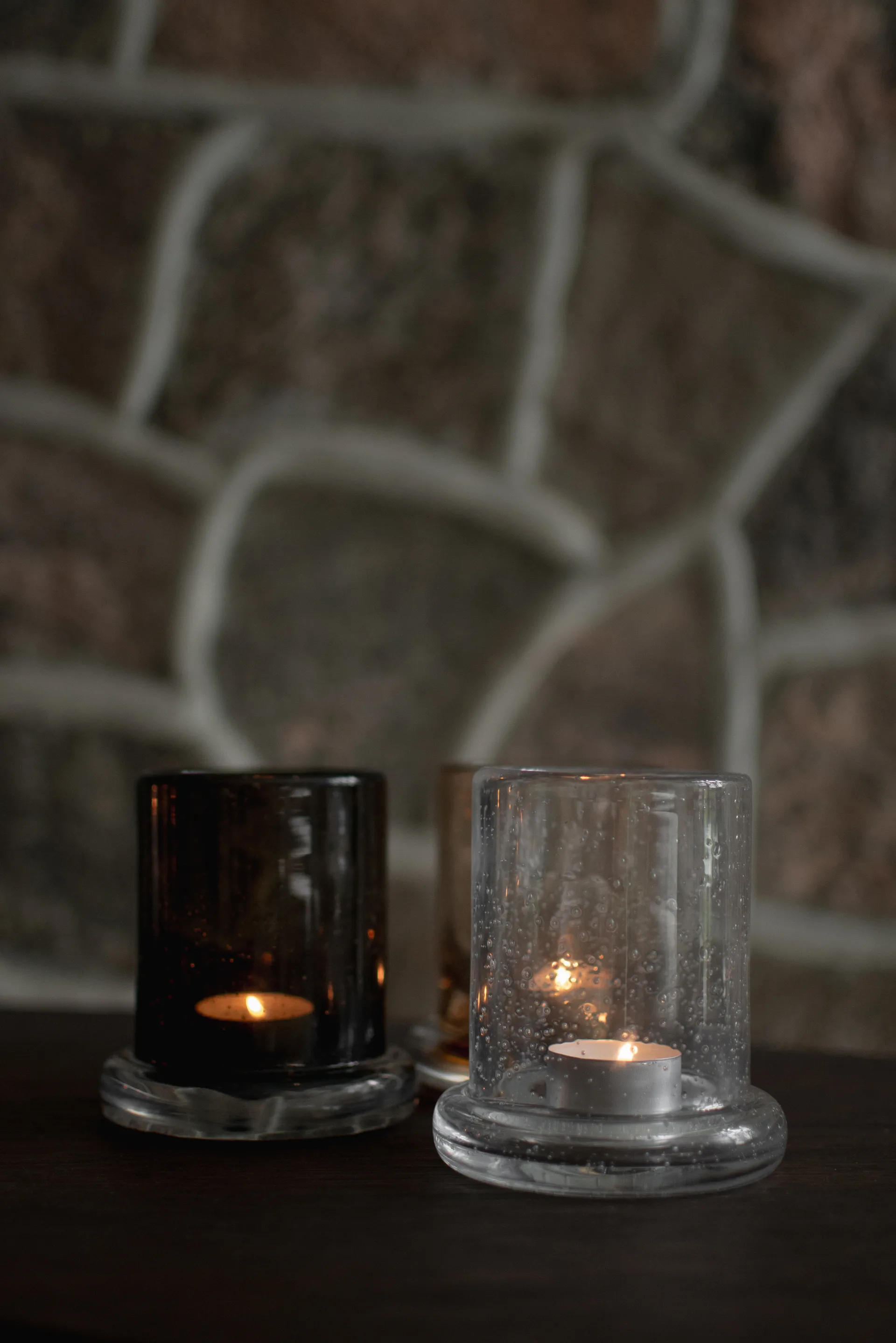 Świecznik Bubble Ø10 cm, Clear DBKD