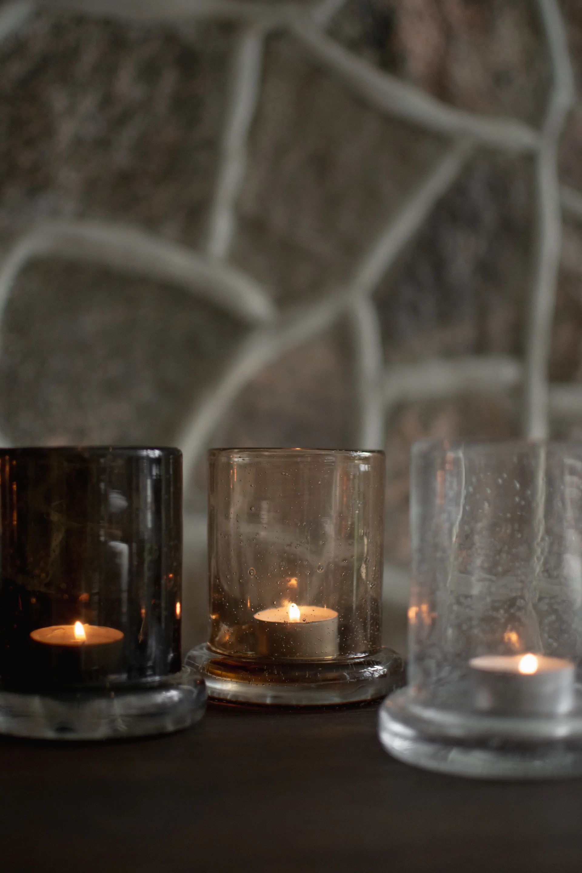 Świecznik Bubble Ø10 cm, Rust DBKD