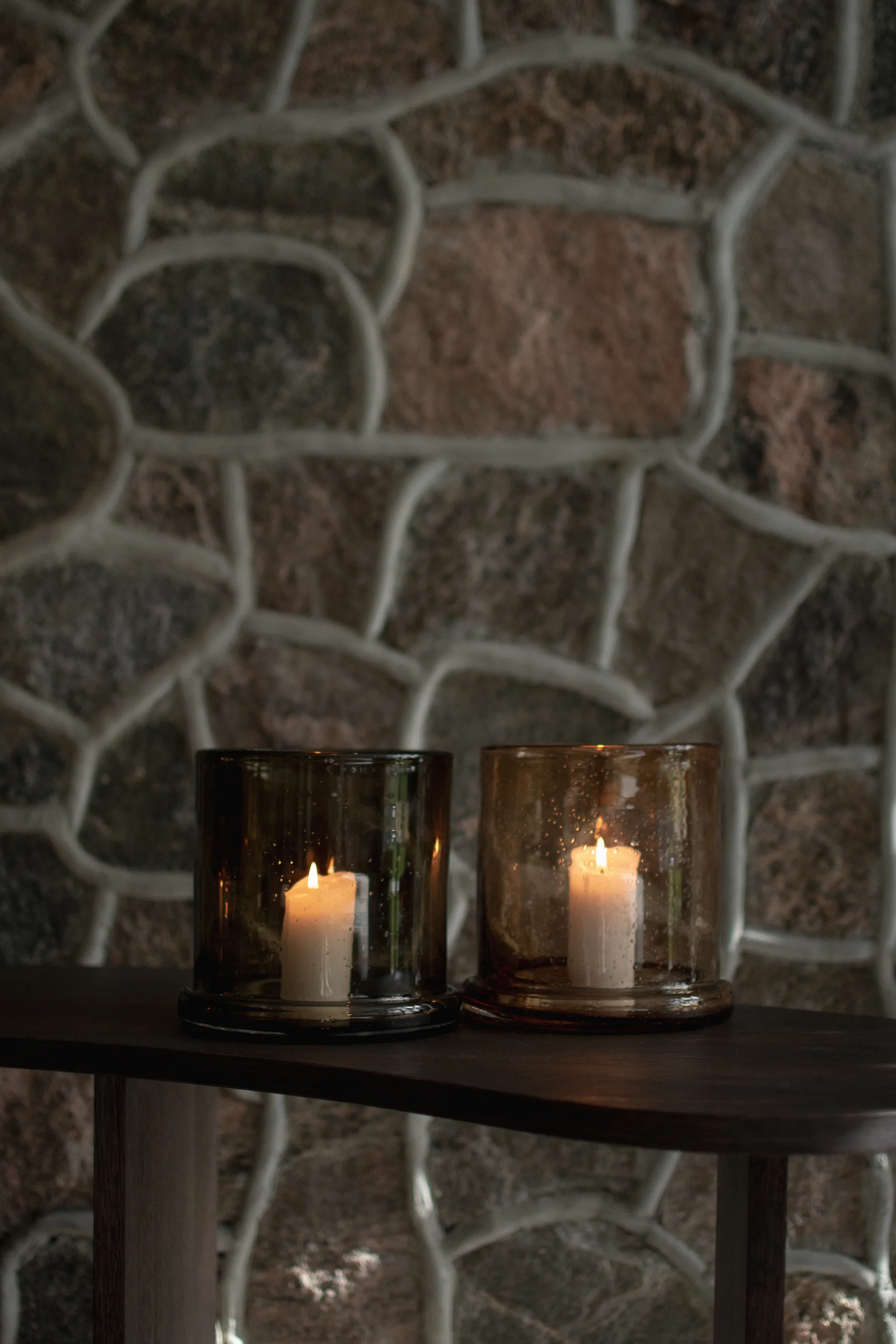 Świecznik Bubble Ø20 cm, Rust DBKD