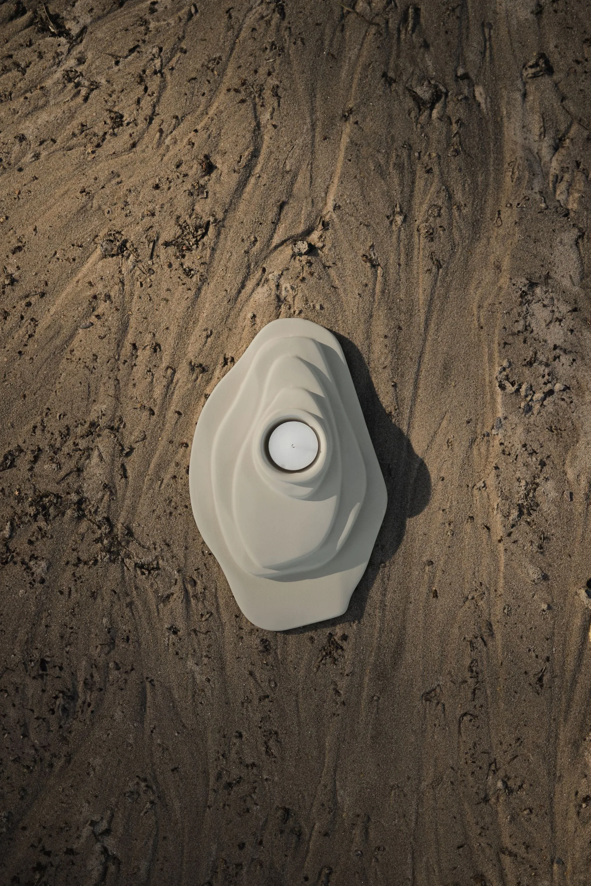 Świecznik Dune, Sandy creme DBKD