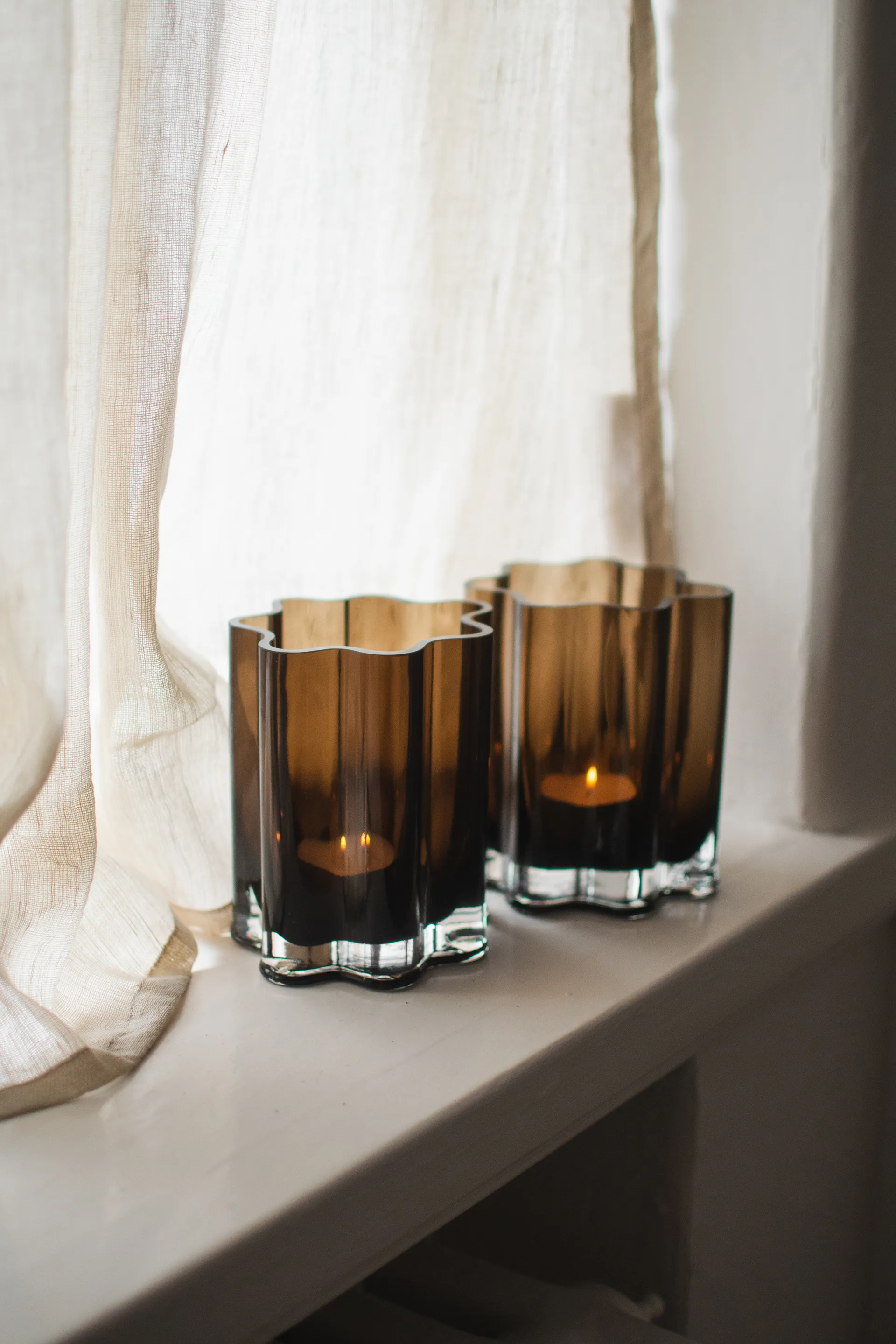 Świecznik Filtr, Brown, Ø11,5x13 cm DBKD