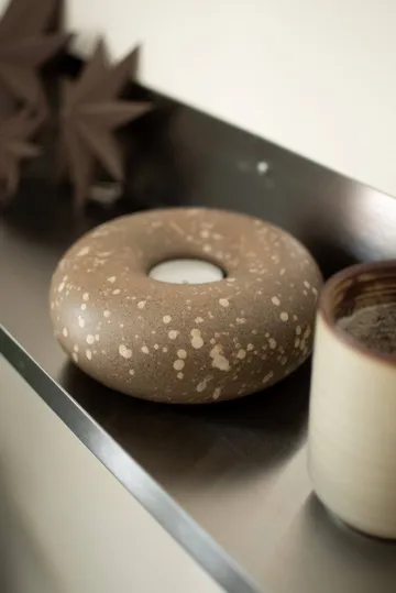 Świecznik Float - Brown dot - DBKD