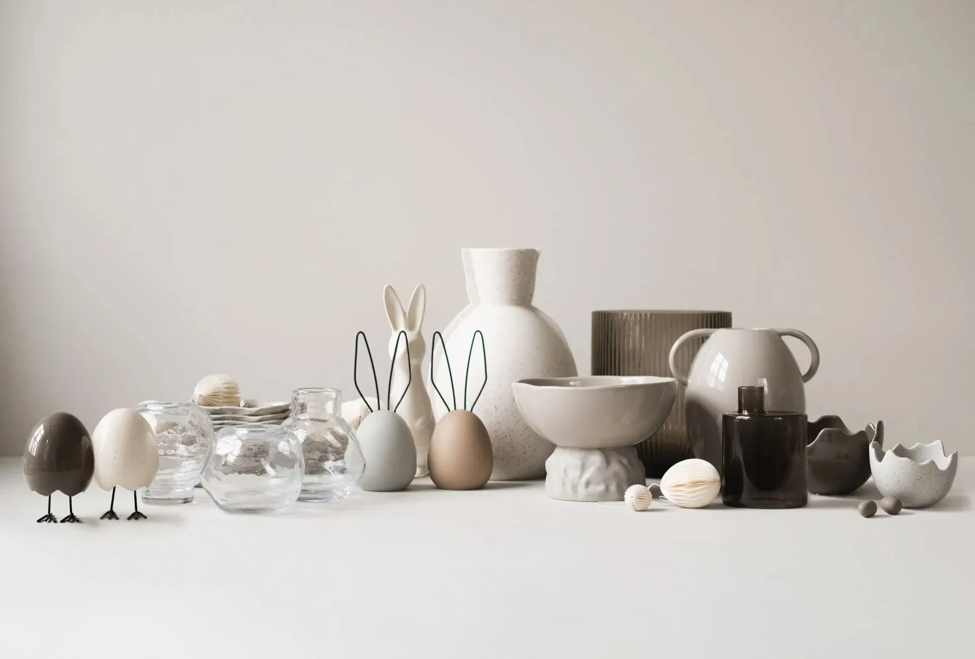 Świecznik na nóżce Bunch mini Ø12 cm, Clear DBKD