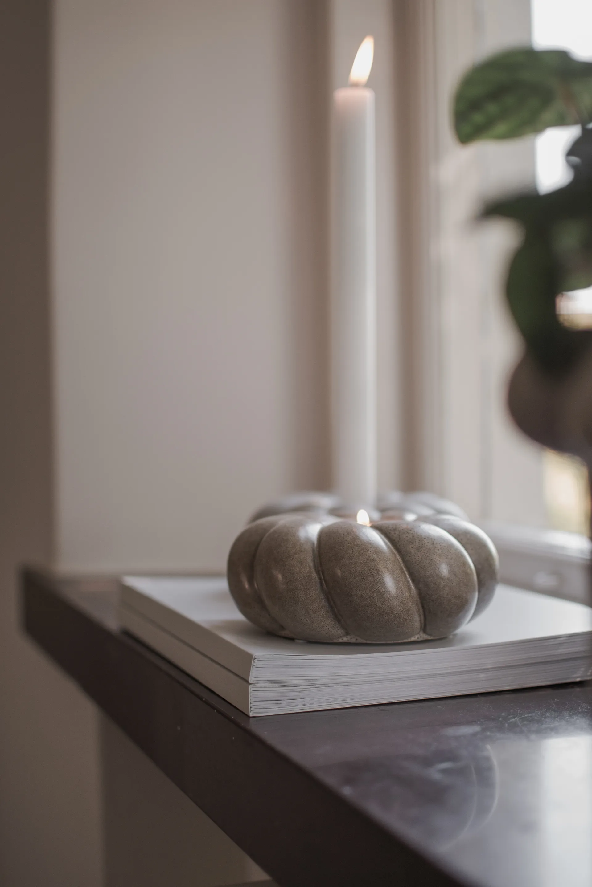 Świecznik Twine Ø14 cm, Beige DBKD