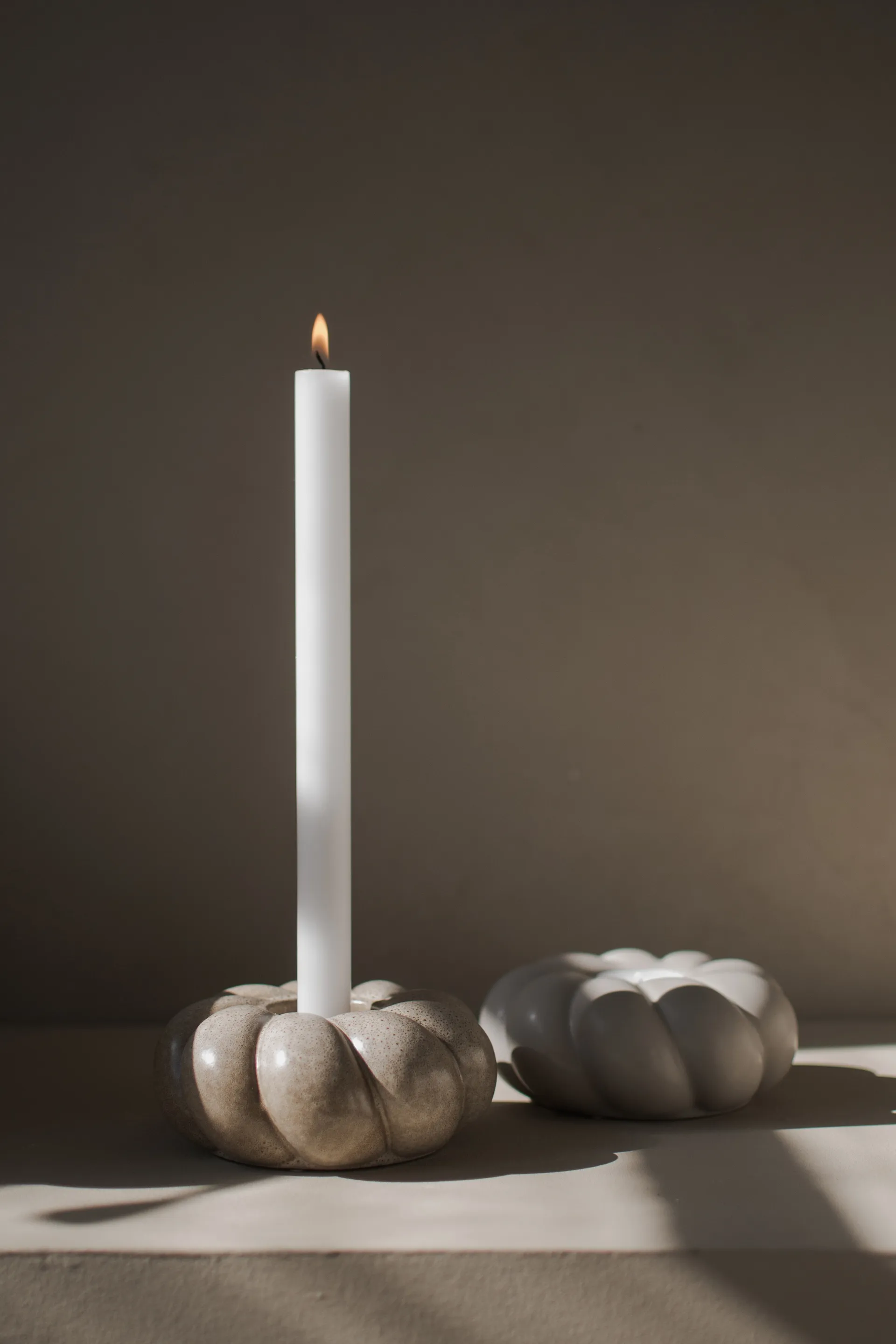 Świecznik Twine Ø14 cm, Beige DBKD