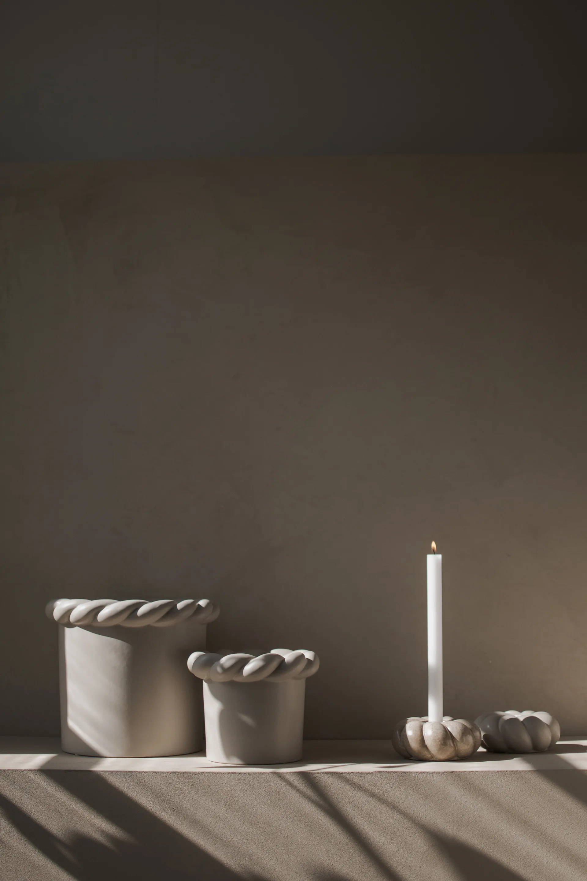 Świecznik Twine Ø14 cm, Mole DBKD