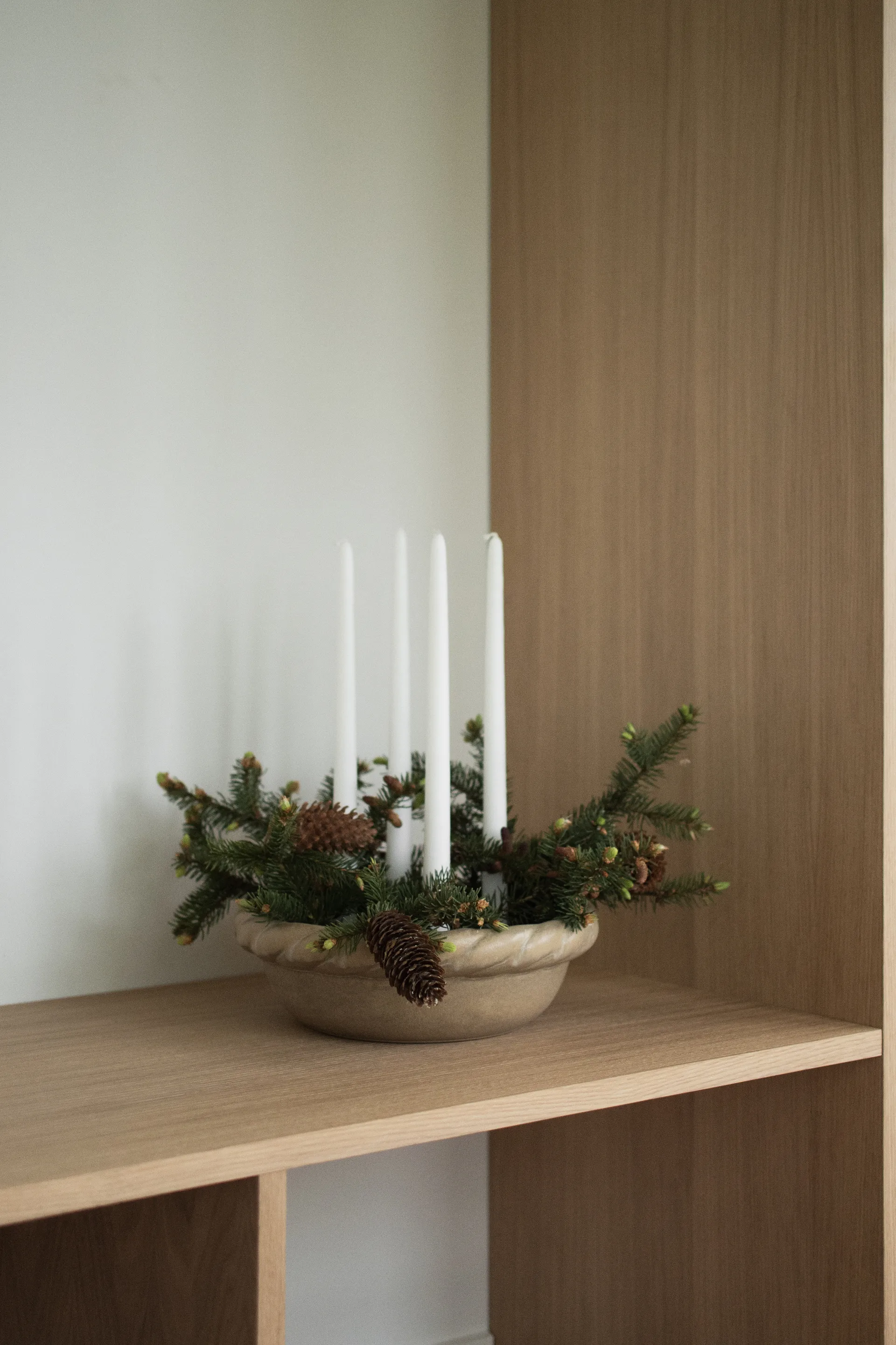 Świecznik Twine Ø30 cm, Beżowy DBKD