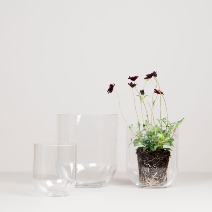 Szklany wazon Simple mały - Clear - DBKD