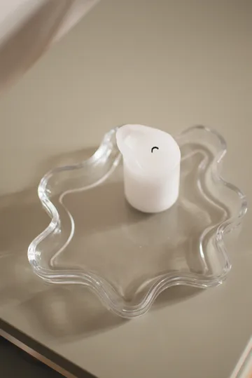 Taca dekoracyjna Filter - Clear, Ø22x2 cm - DBKD