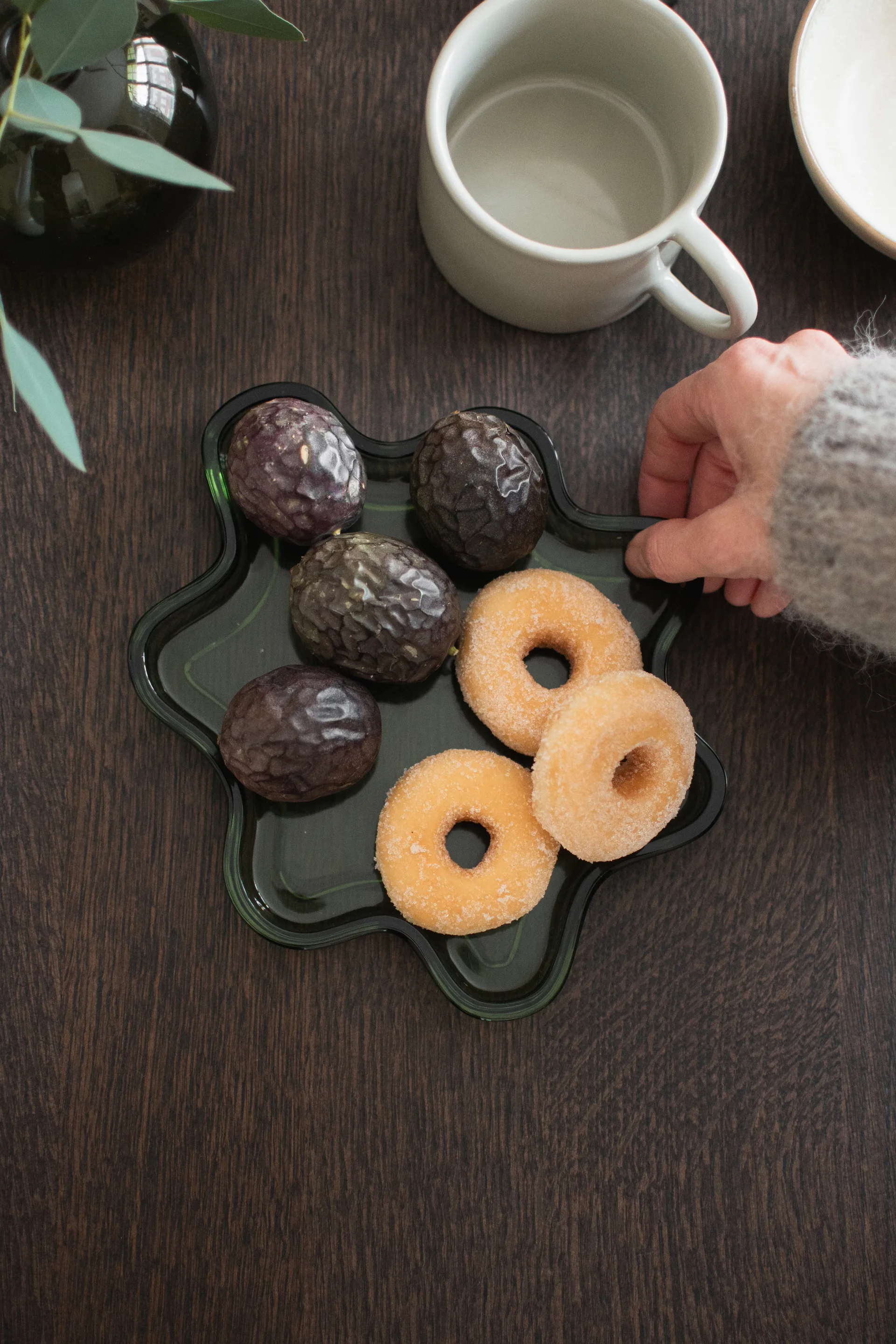 Taca dekoracyjna Filter, Green, Ø22x2 cm DBKD