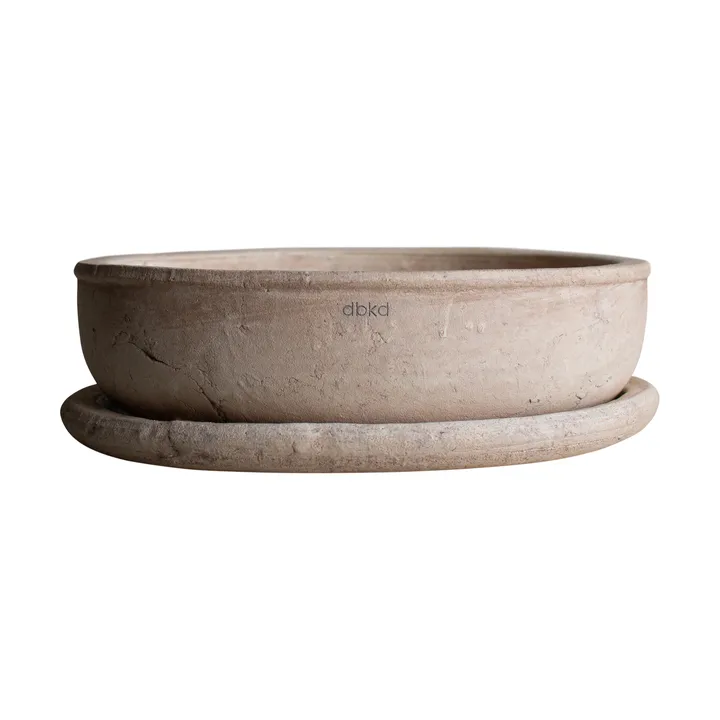 Terra bowl doniczka - Sand, Ø30x10,5 cm - DBKD
