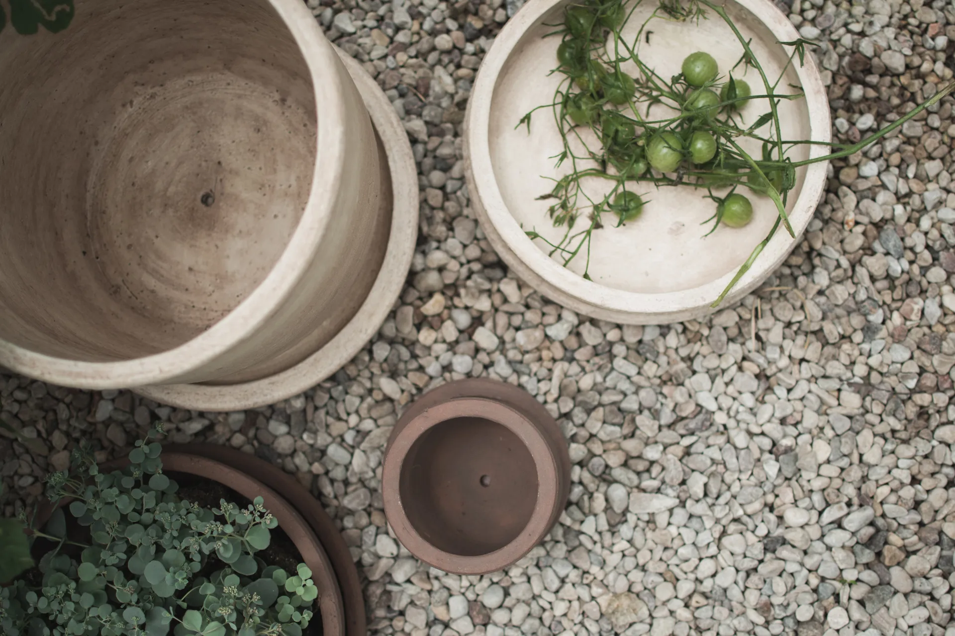 Terra bowl doniczka, Sand, Ø30x10,5 cm DBKD