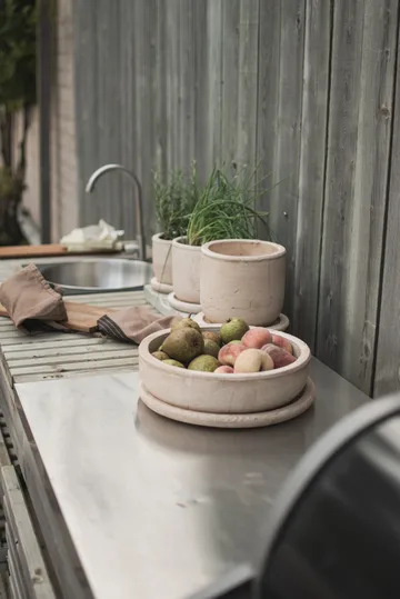 Terra bowl doniczka - Sand, Ø30x10,5 cm - DBKD