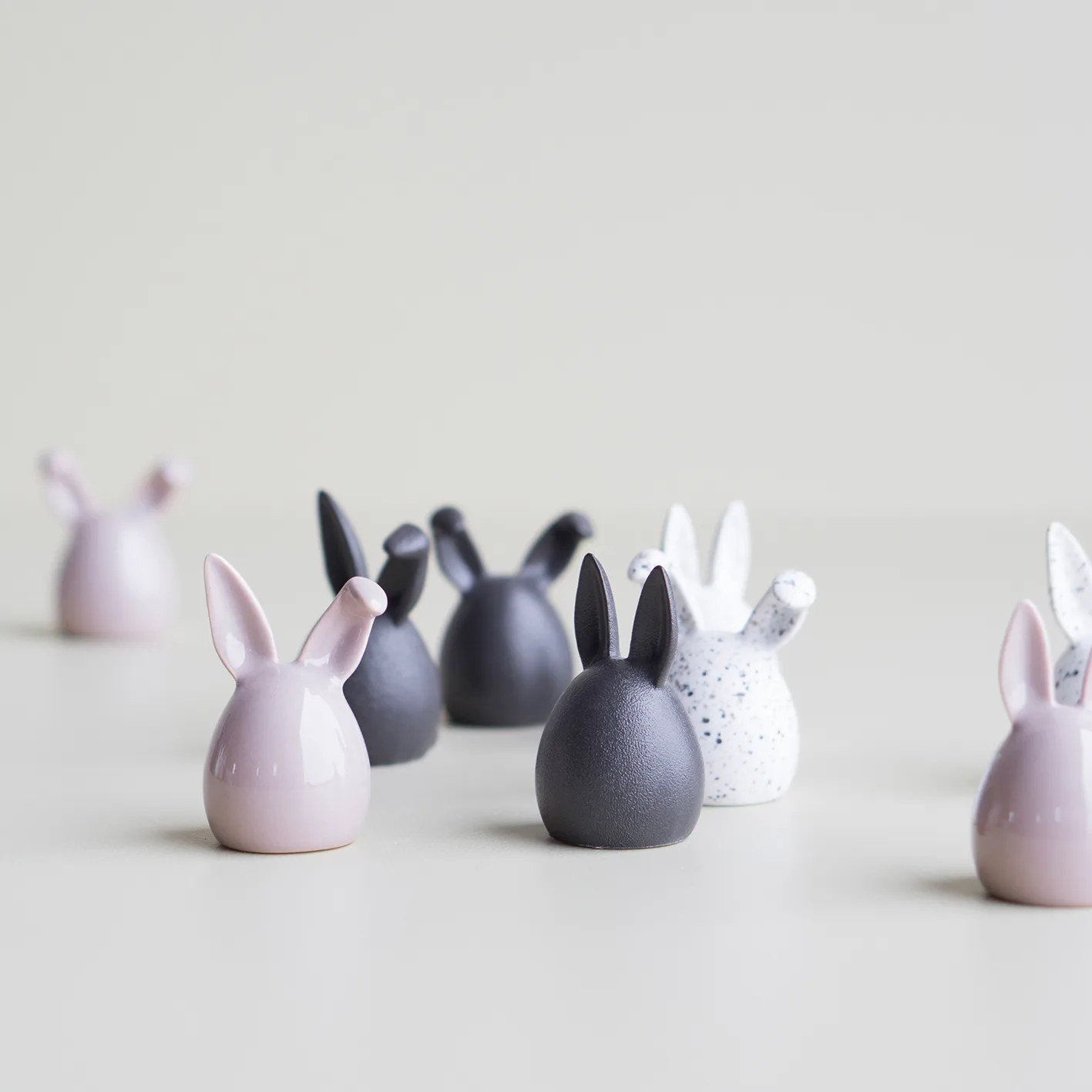 Triplets Zając Wielkanocny 3 szt., White dot DBKD