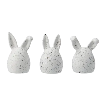 Triplets Zając Wielkanocny 3 szt. - White dot - DBKD