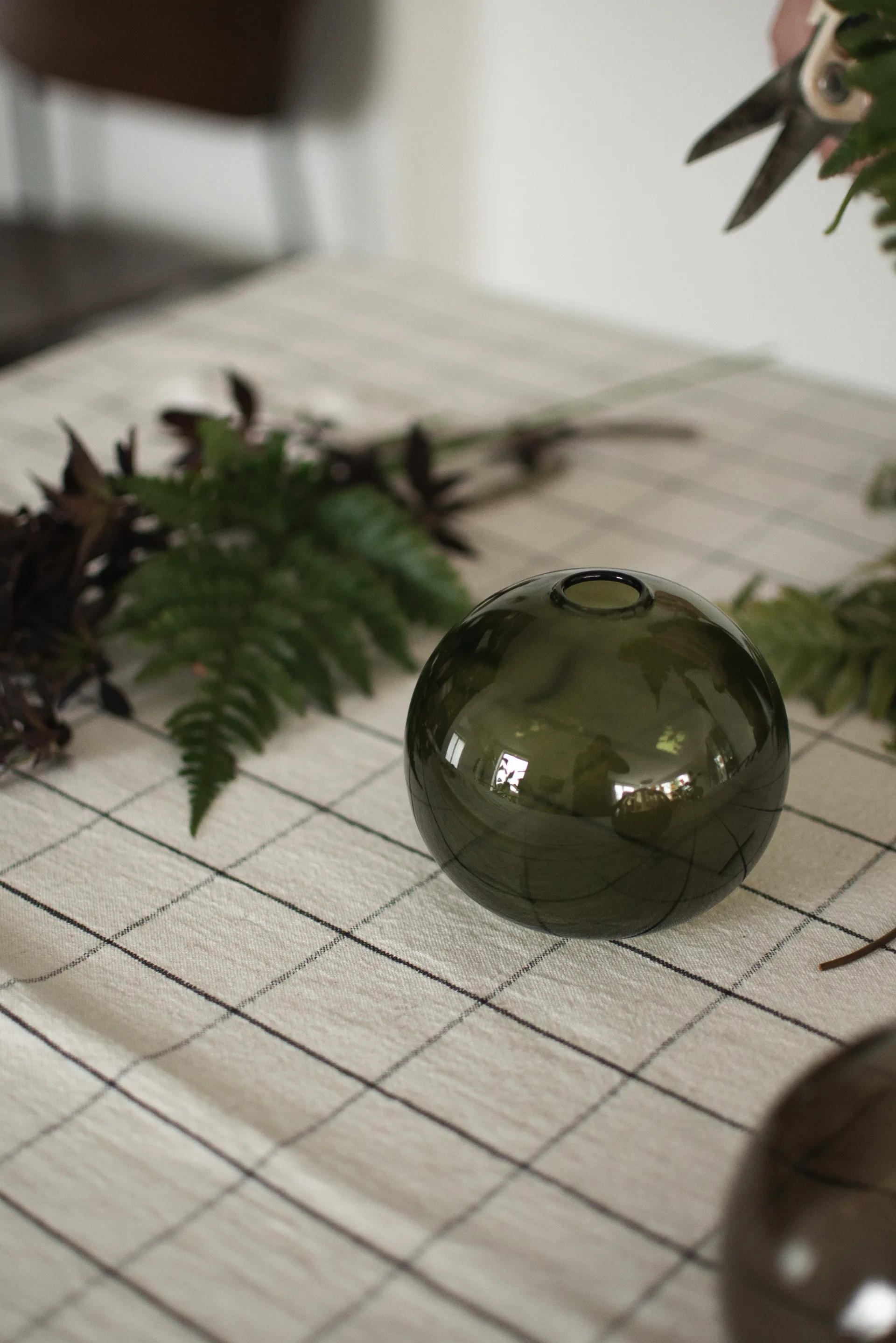 Wazon Ball Ø10 cm, Zielony DBKD