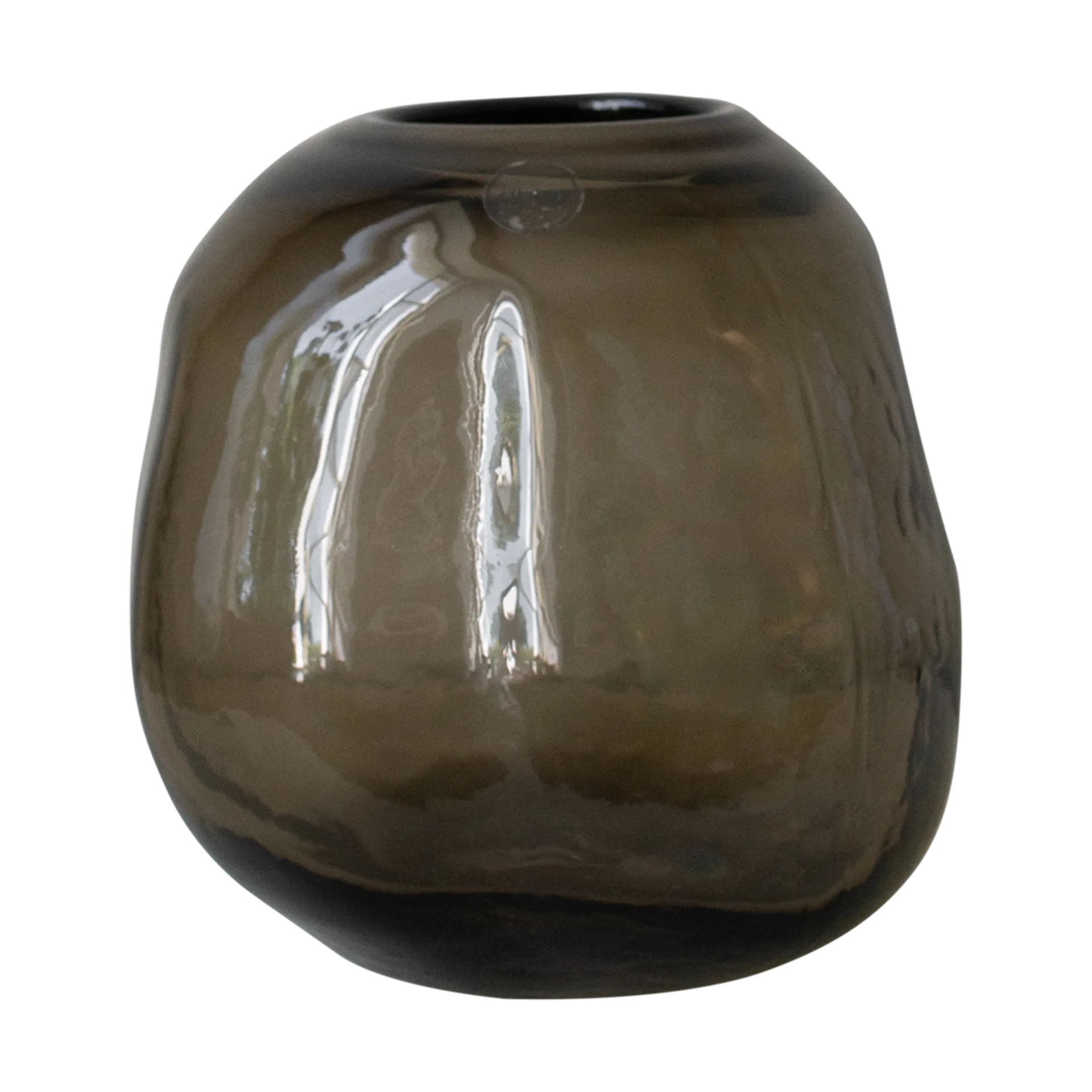 Wazon Pebble, Brązowy, mały Ø20 cm DBKD