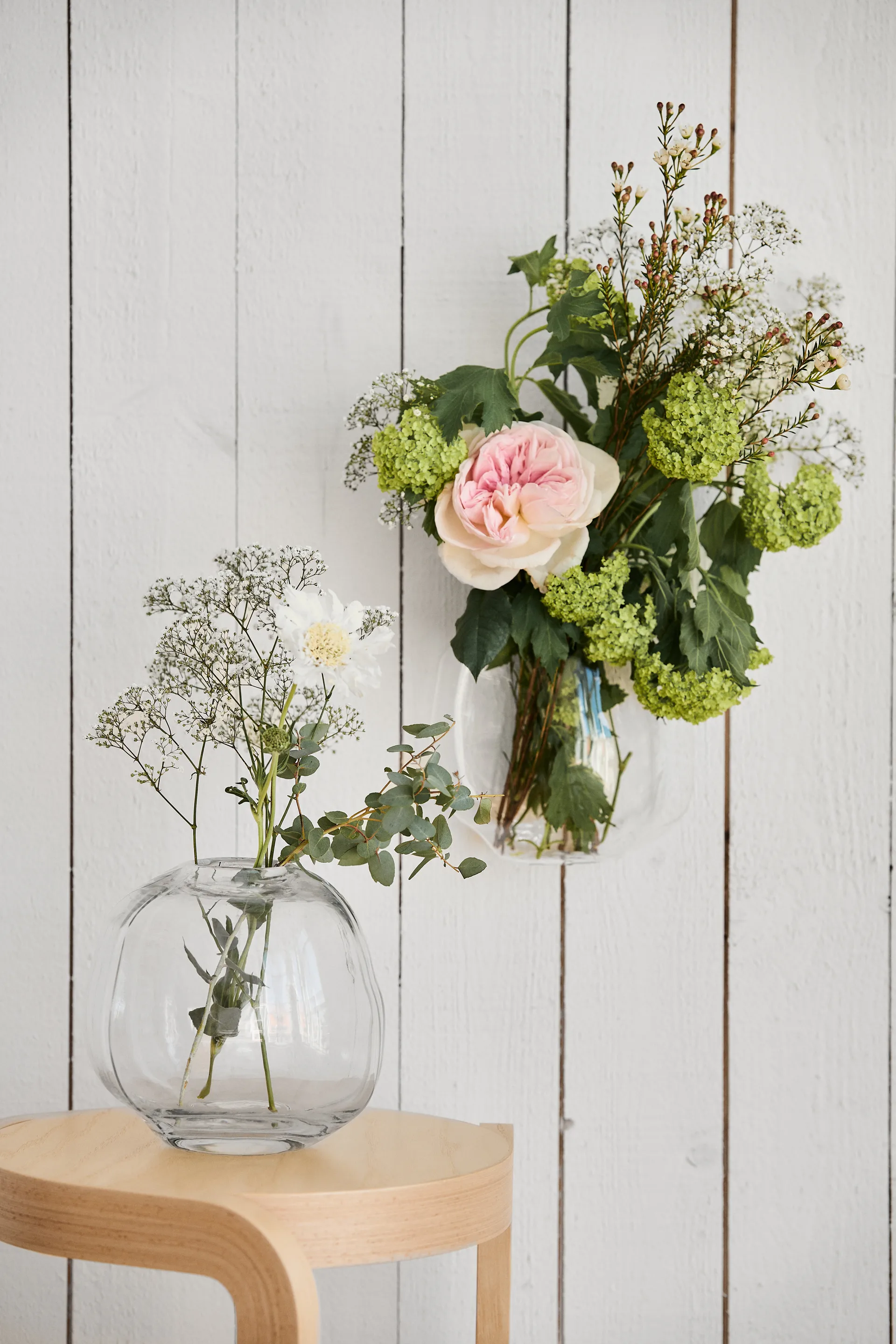 Wazon Pebble przezroczysty, Duży Ø28 cm DBKD