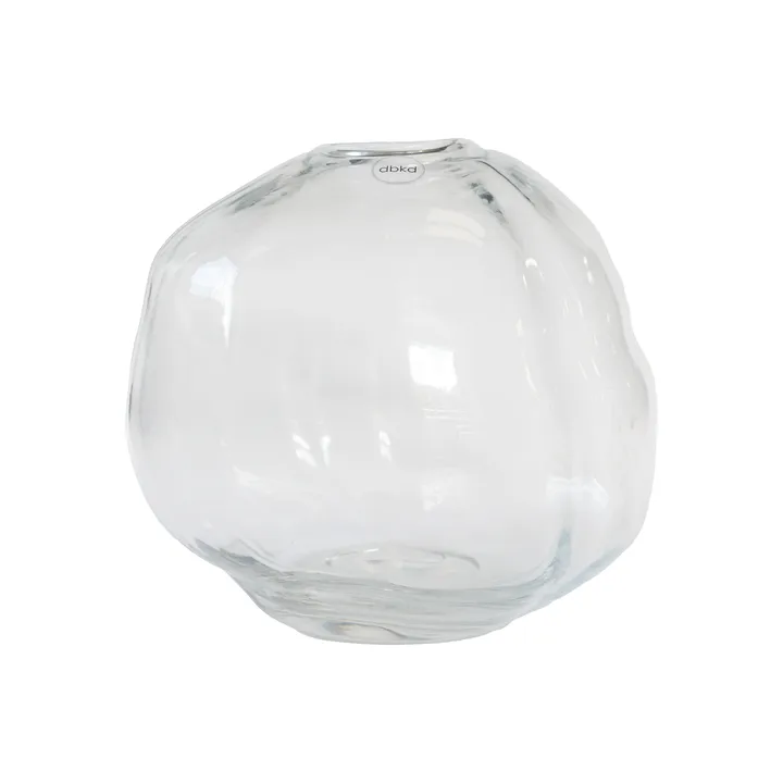 Wazon Pebble - Przezroczysty, mały Ø20 cm - DBKD