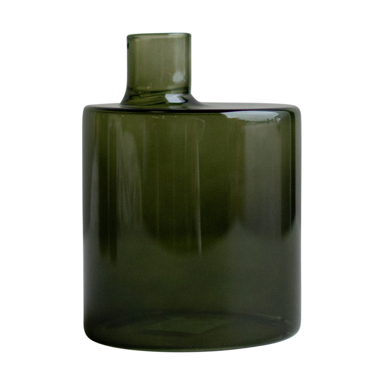 DBKD Wazon Pipe 14 cm Green | Skandynawski Design | Wazony | Zielony