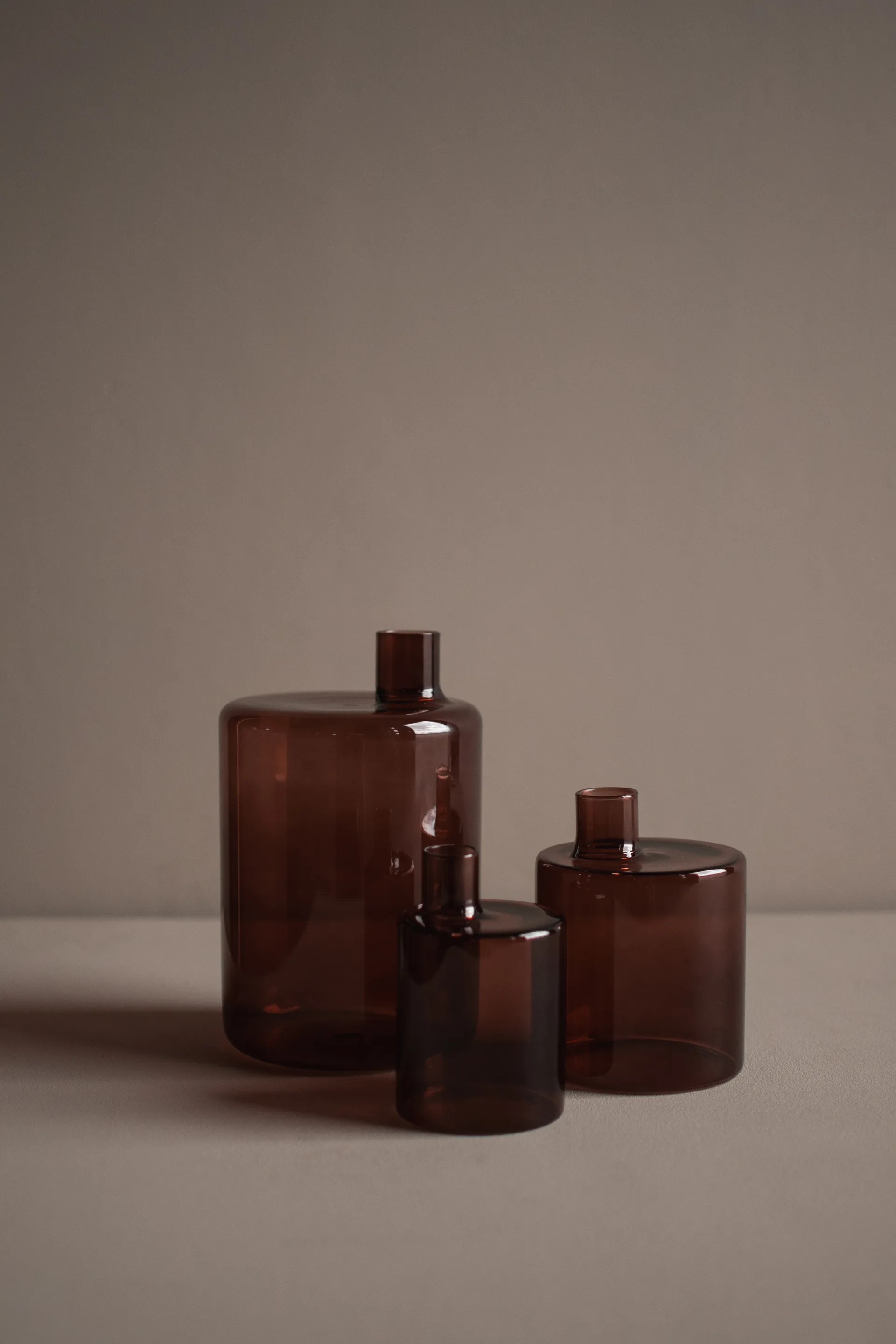 Wazon Pipe 21 cm, Dark red DBKD