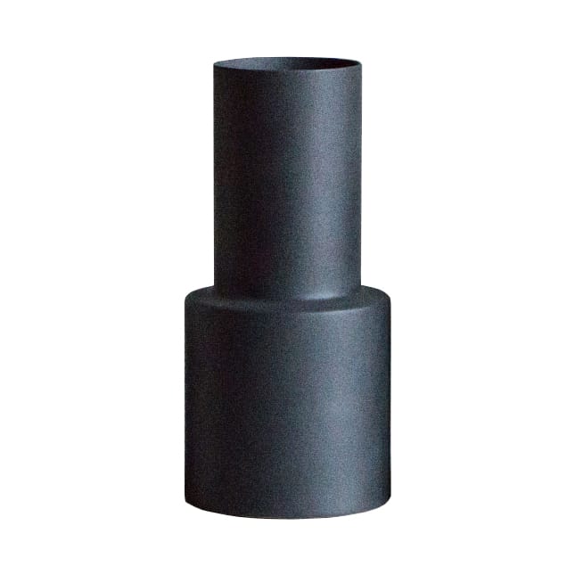 Wazon podłużny cast iron (czarny) - large, 30 cm - DBKD