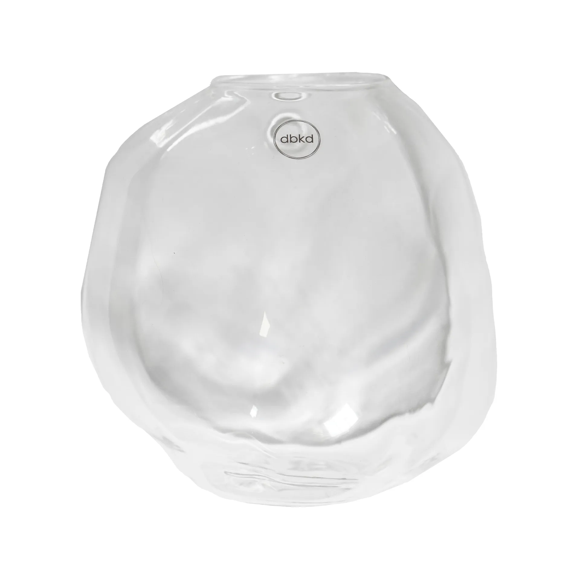 Wazon ścienny przezroczysty Pebble, Duża Ø18 cm DBKD