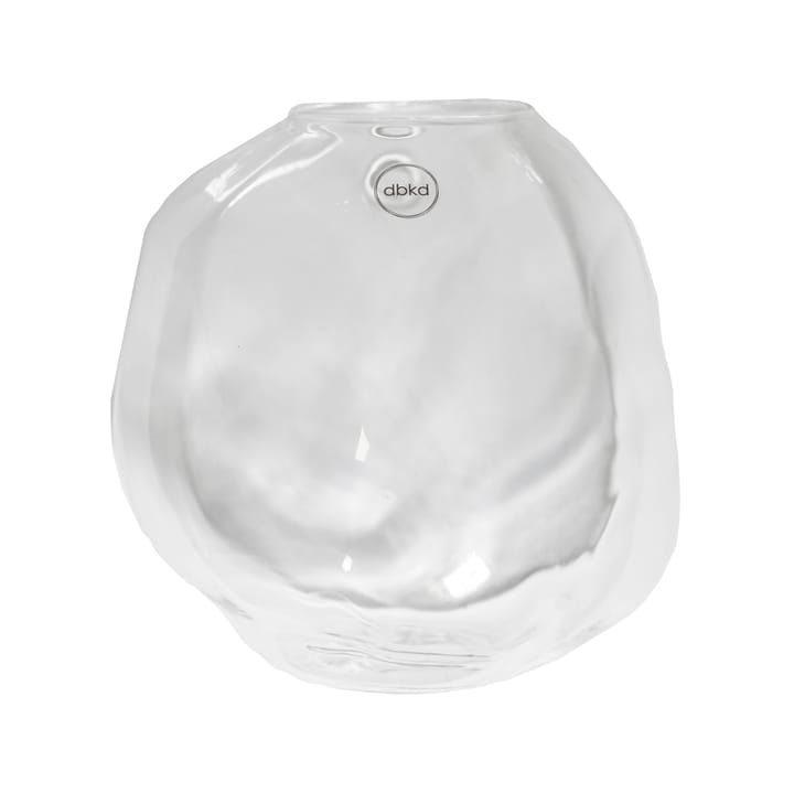 Wazon ścienny przezroczysty Pebble - Duża Ø18 cm - DBKD