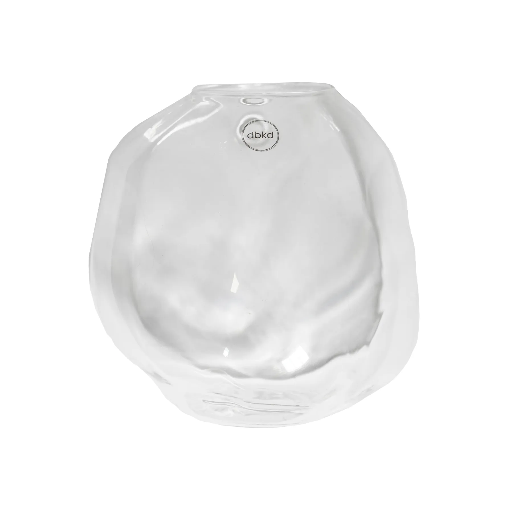 Wazon ścienny przezroczysty Pebble, Mała Ø15 cm DBKD