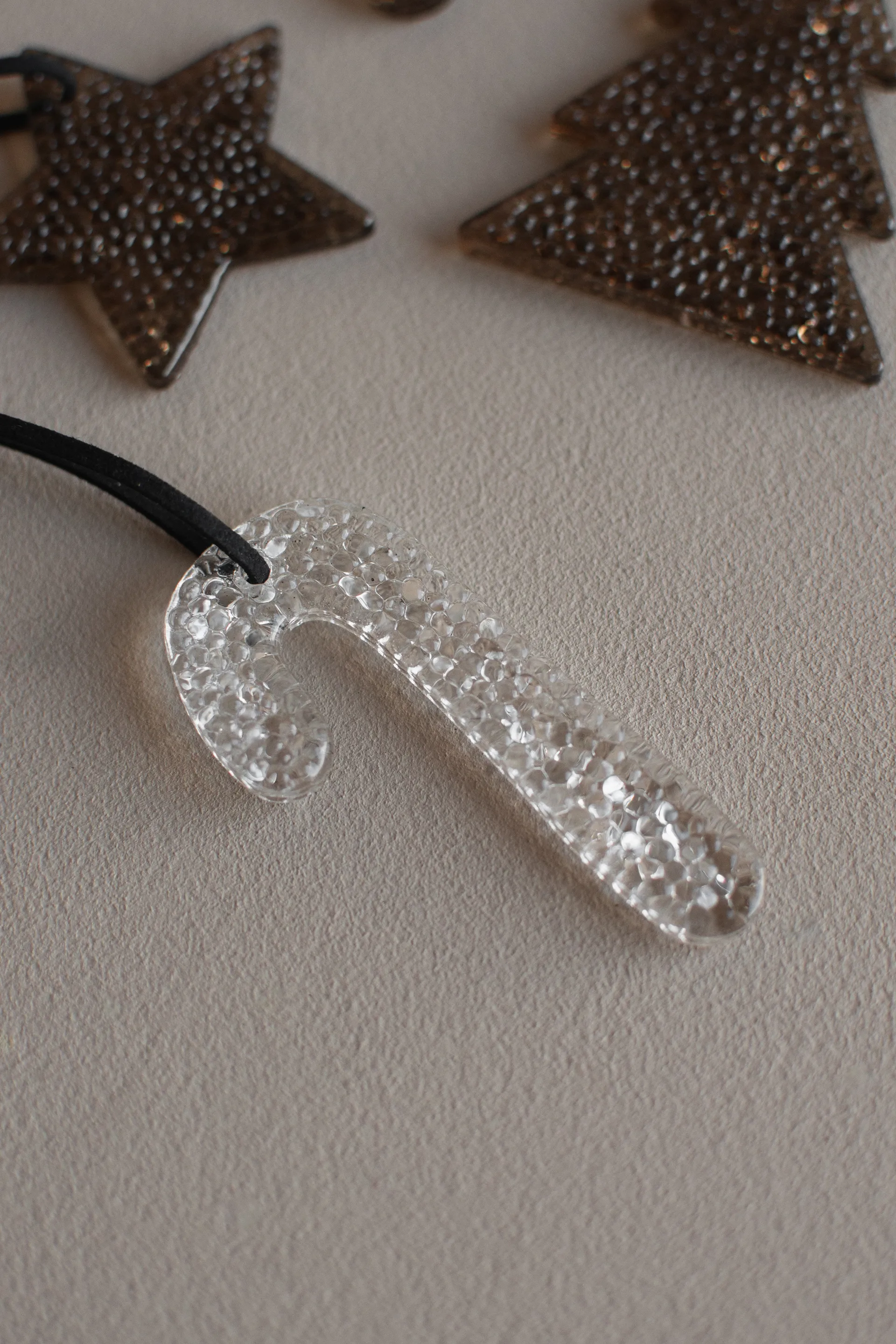 Zawieszka dekoracyjna Airy Hanging Candy Cane, Clear DBKD