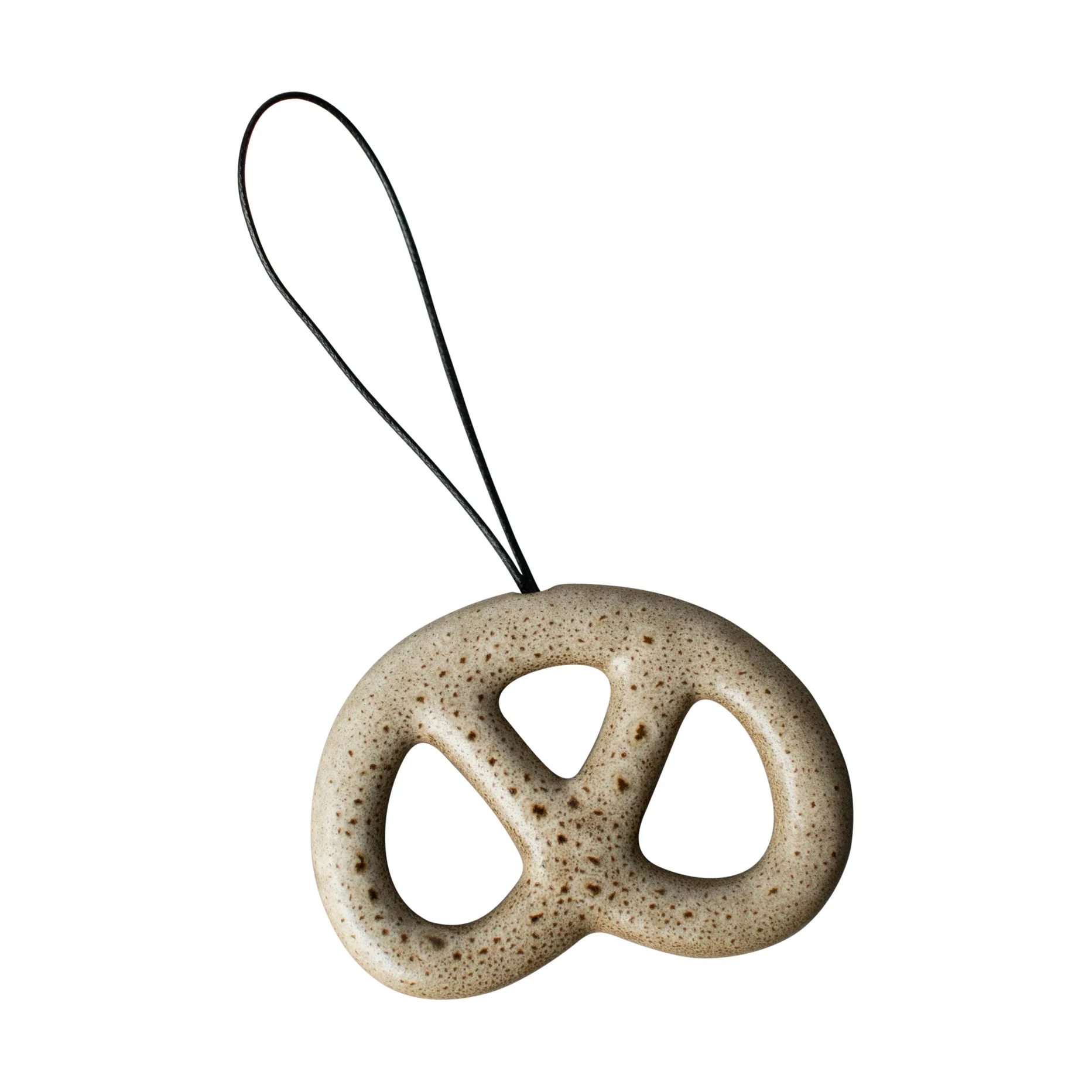 Zawieszka dekoracyjna Hanging Pretzel, Beige DBKD