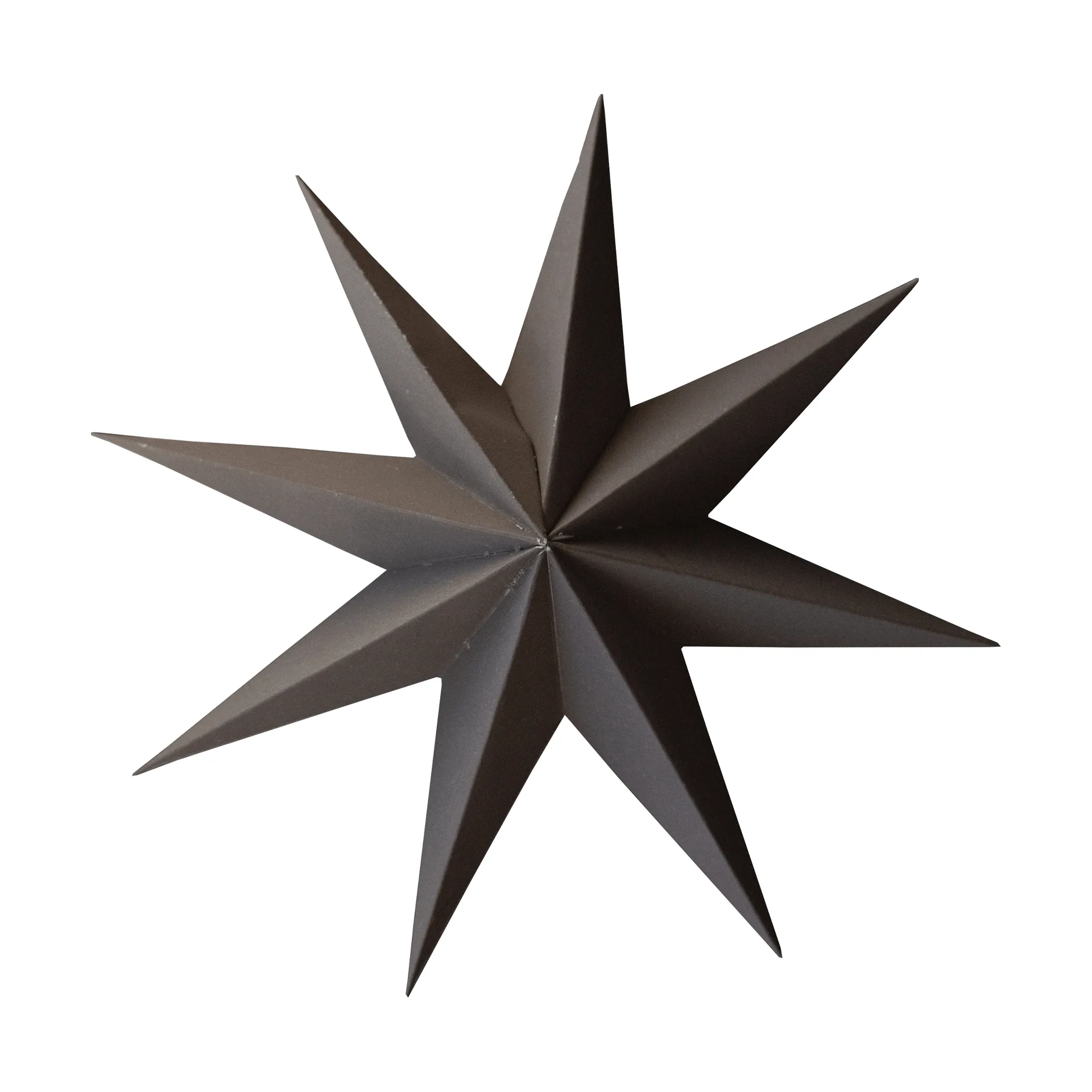 Zawieszka dekoracyjna Paper winter star, Brown, large, Ø19 cm DBKD