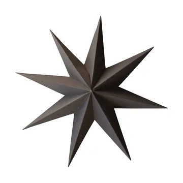 Zawieszka dekoracyjna Paper winter star - Brown, large, Ø19 cm - DBKD