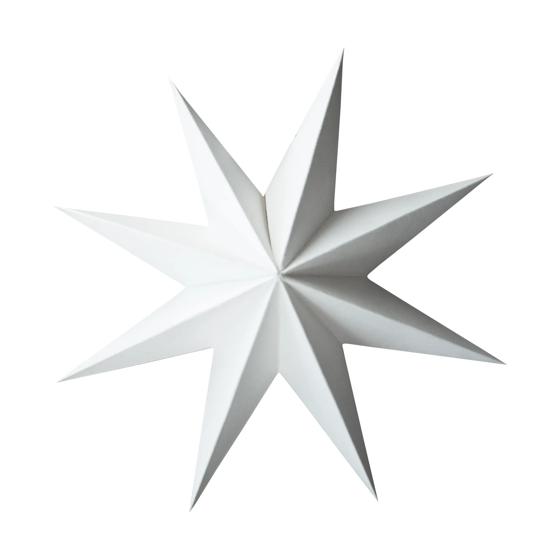 Zawieszka dekoracyjna Paper winter star, White, large, Ø19 cm DBKD