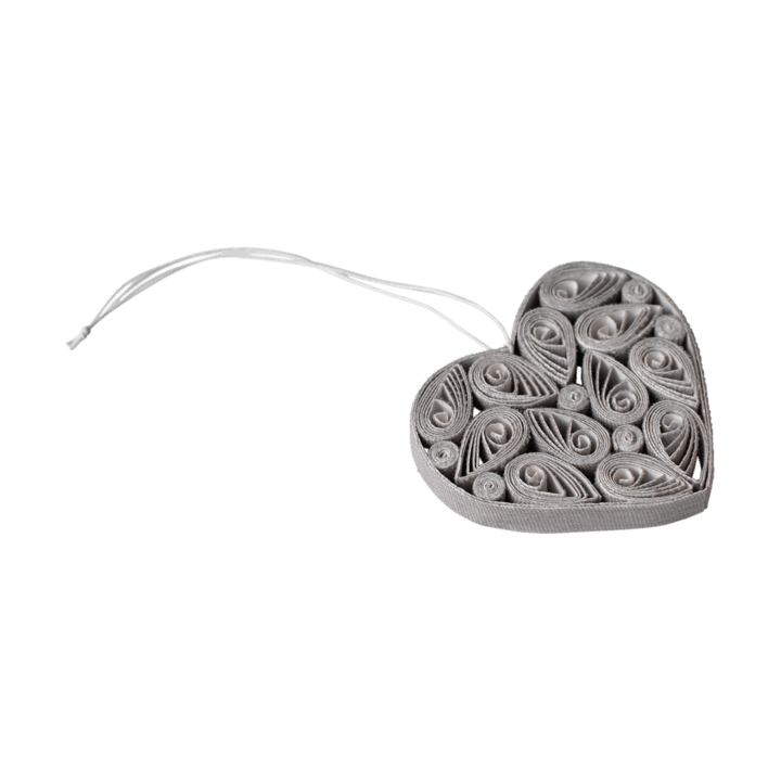 Zawieszka dekoracyjna papiera serce 8 cm - Mole - DBKD