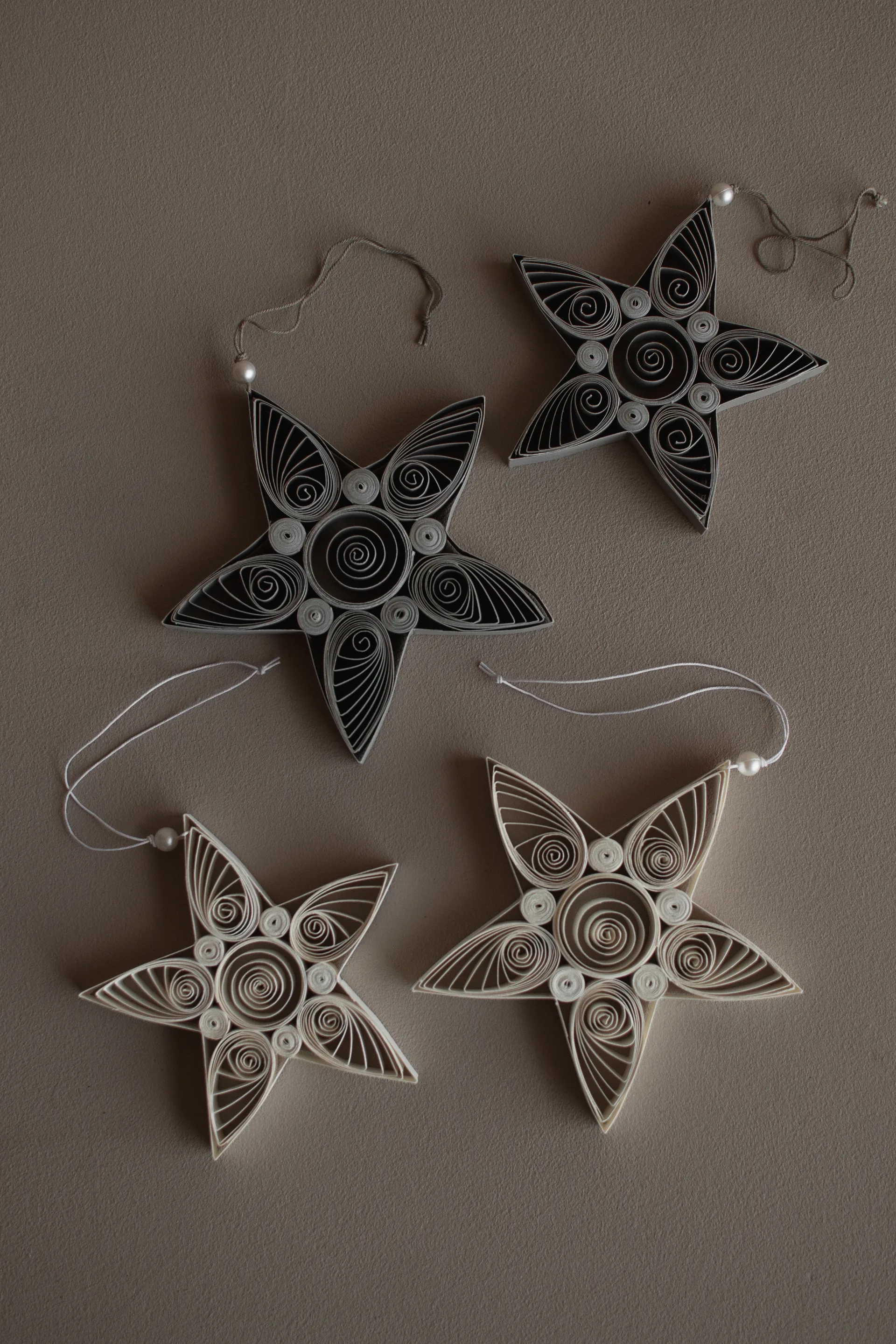 Zawieszka świąteczna Paper Star 10,5 cm, White DBKD