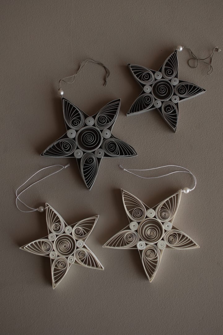 Zawieszka świąteczna Paper Star 10,5 cm, White DBKD