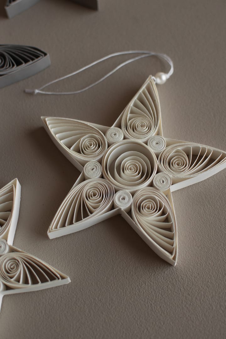 Zawieszka świąteczna Paper Star 10,5 cm, White DBKD